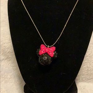 Minnie Mouse necklace